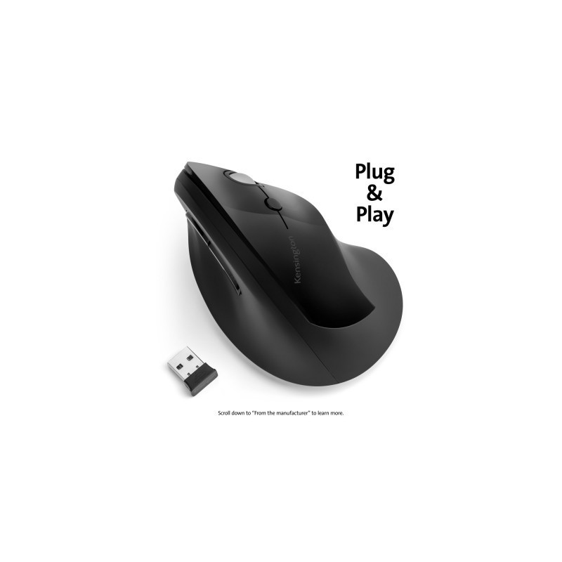 Mouse Kensington Pro Fit Ergo Vertical K75501WW Inalámbrico -