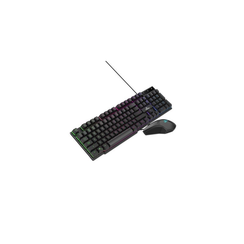 Kit de Teclado y Mouse Yeyian YKP-20704 PHOENIX2000 - interfaz USB, BACKLITE, botones 4, DPI 1000/1600/2000