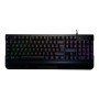 Teclado APOLO Balam Rush BR-931359 - USB, Negro, Iluminación de 3 colores, Reposa muñecas fijo