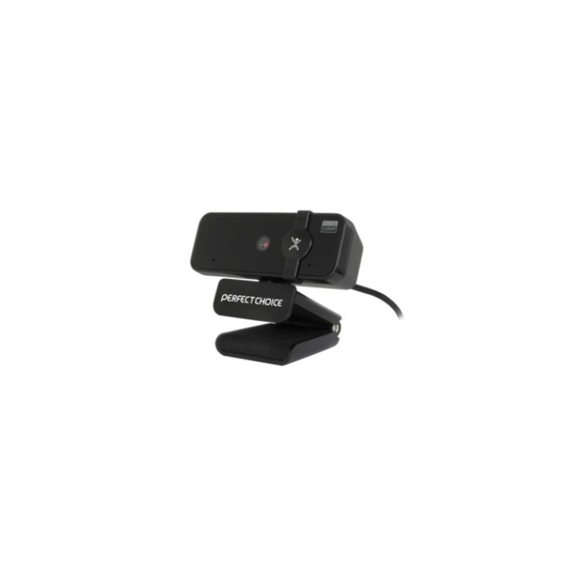 Webcam PERFECT CHOICE PC-320500 - 2 MP, USB, Negro, 1920 x 1080 Pixeles