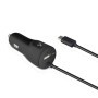 Cargador cable micro USB VORAGO AU-303 - Negro, 2.4A USB 1.0A