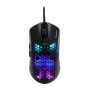 Mouse Gamer Naceb Technology Phantom - 6 Botones + Scroll, USB, 400-10000 DPI, Iluminación RGB, Sensor PAW3325, Cable Reforzado