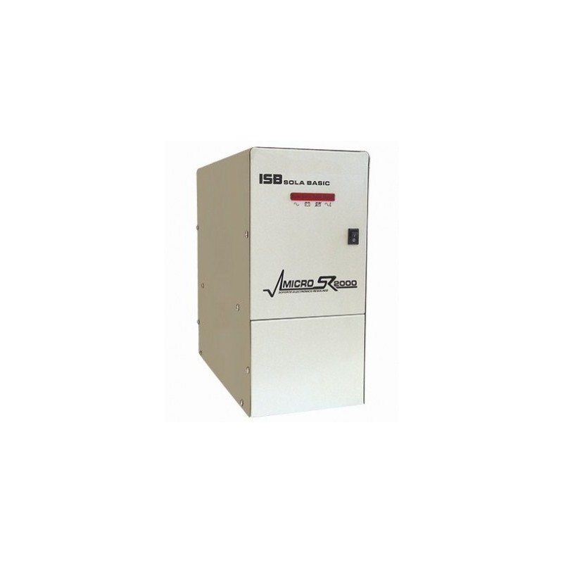 No-Break Industrias Sola Basic MICROSR 2000 - 2000 VA, 1600 W, Color blanco, Hogar y Oficina