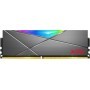 Memoria RAM ADATA SPECTRIX D50 - 8 GB, DDR4, 3200 MHz, UDIMM, con Iluminación RGB. Disipador Tungsten Grey