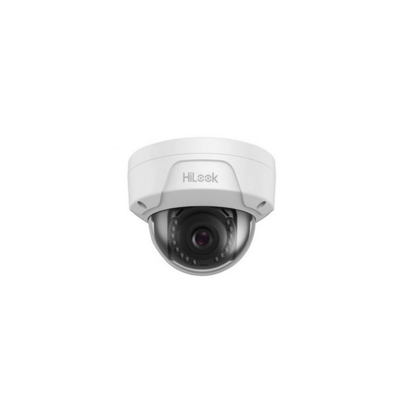 Cámara Domo HILOOK IPC-D121H - IP 2MP / Lente 2.8 mm / 30 mts IR / Exterior IP67 / H.265+ / PoE