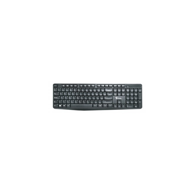 Teclado Inalámbrico  Stylos STPTEC4B - Negro, Inalámbrico