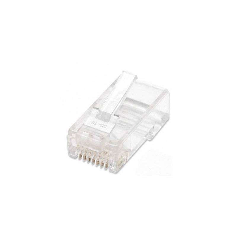 Plugs de Red CAT6 INTELLINET - Macho/Macho, Transparente