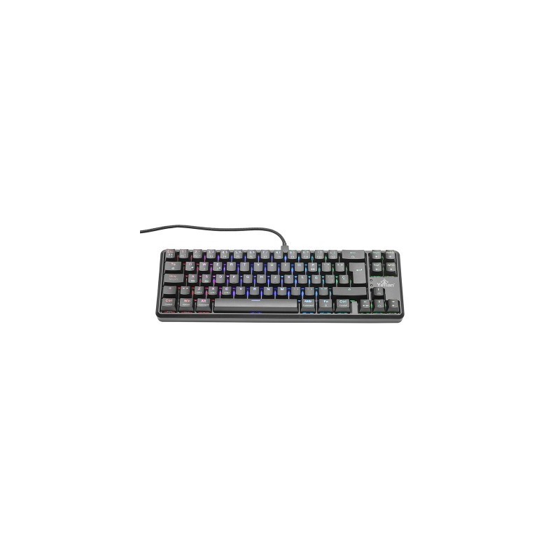 Teclado Gamer YEYIAN YTM-28209R AKIL S3500 MECANIC SWITCH RojoRGB/BT -