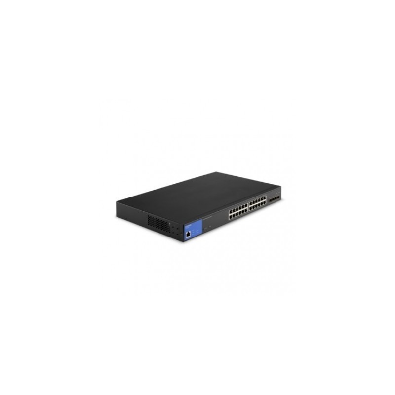 Switch LINKSYS LGS328MPC - Negro, 24