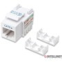 Keystone Jack INTELLINET 210355 - RJ-45, Color blanco, De plástico