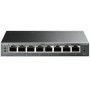 Switch  TP-LINK TL-SG108PE - Negro, 15, 4 W, 8