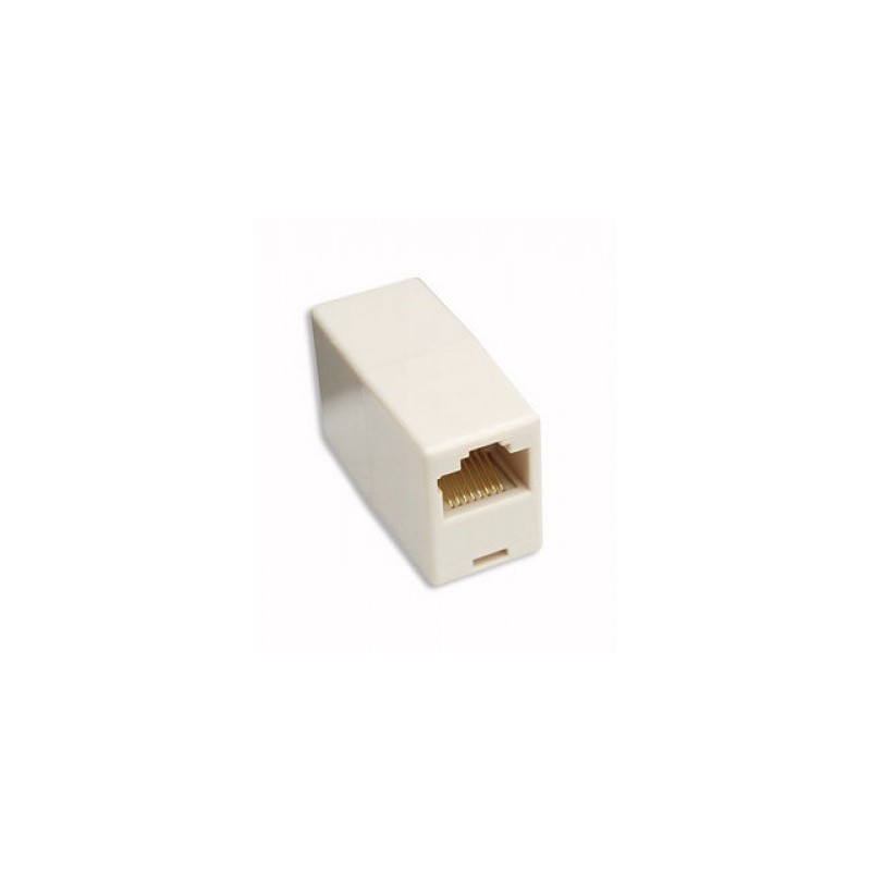 Cople Rj45 CAT5E INTELLINET - RJ-45, RJ-45, Hembra/hembra, Color blanco