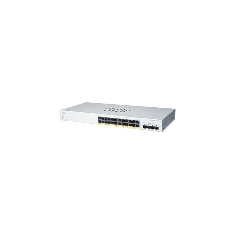 Switch  CISCO CBS220-24T-4G-NA - Blanco, 24 puertos