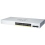 Switch  CISCO CBS220-24T-4G-NA - Blanco, 24 puertos