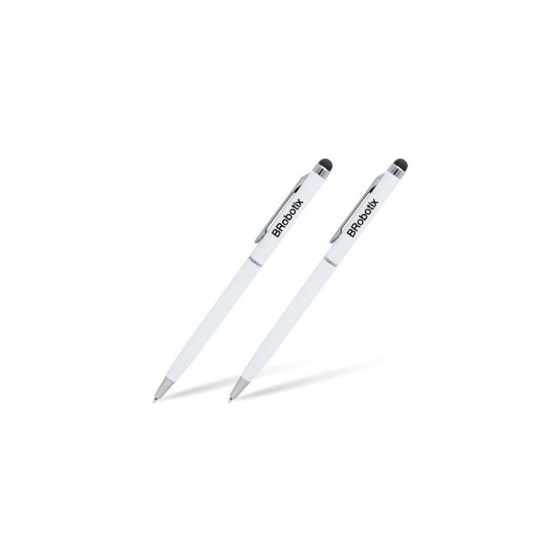 Pluma Stylus Tablet Duopk BROBOTIX 6000397 - Blanco