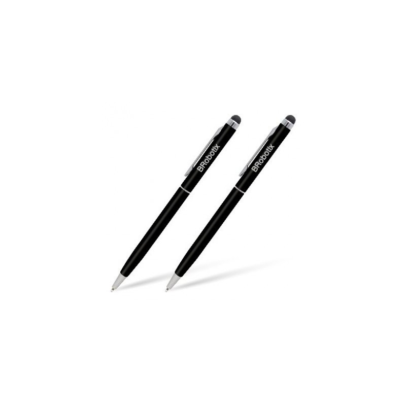 Pluma Stylus Tablet Duopk N  BROBOTIX 6000403 - Negro