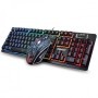 Teclado y Mouse USB RGB Negro BROBOTIX 458977 - Negro, DPI ajustables 800 / 1600 / 2000 / 2400