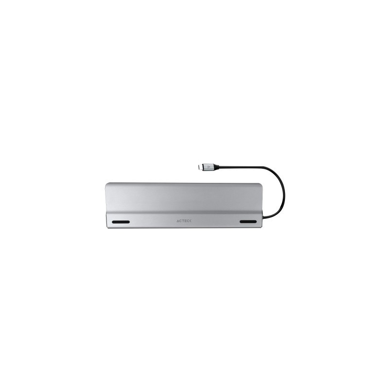 Docking Station USB C 14 en 1 PORT X DH690 ACTECK AC-932950 - USB C, Windows / macOS / LINUX, Blanco