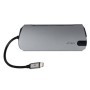 Docking Station USB C 10 en 1 PORT X DH670 ACTECK AC-932943 - USB C, Windows / macOS / LINUX, Plata/Negro