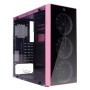 Gabinete GAMER BALAM RUSH DRAGONFLY GM320 MID Tower ATX - Micro ATX y Mini ITX Cristal Templado USB 3.0 ROSA 3 VENT