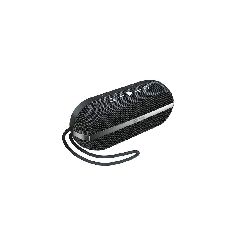 Bocina Bluetooth  LANIX 11327 - LXSP PRT, Altavoz portátil, estéreo, Negro, 12 W