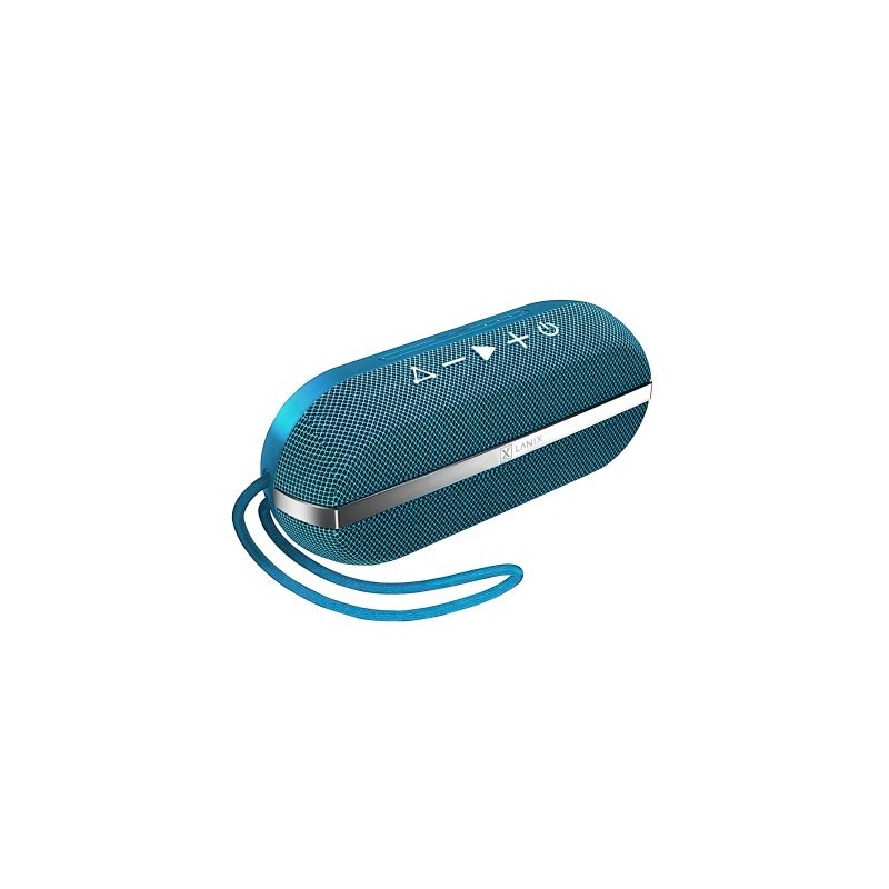 Bocina Bluetooth LANIX 11316 - LXSP PRT, Altavoz portátil, estéreo, Azul, 12 W