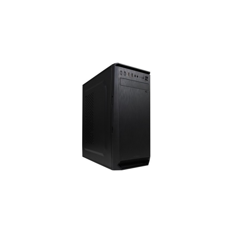 Gabinete  ACTECK GM270 TURIN ESSENTIAL SERIES - Media torre, ATX, Micro-ATX, Mini-ITX, Negro, 500 W