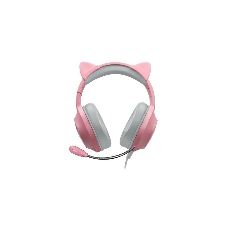 Headset Gamer BALAM RUSH Alámbrico USB - AUX 3.5MM MIC Flexible Rosa - Orejeras SONOROUS HS750 -