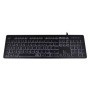 Teclado Alámbrico Iluminado ACTECK TS425 - USB, Español, Negro