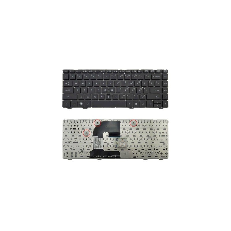 Teclado color Negro en español para HP Elitebook 8460P (With Point Stick). Battery First -