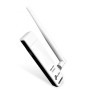 Adaptador USB TP-LINK TL-WN722N - Inalámbrico, 150 Mbit/s, Color blanco