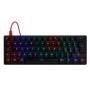 Teclado Mecánico 60  Game Factor KBG560-RD - Rgb, Teclas Extras Red Intercambiables, Red Switch, Usb Rojo