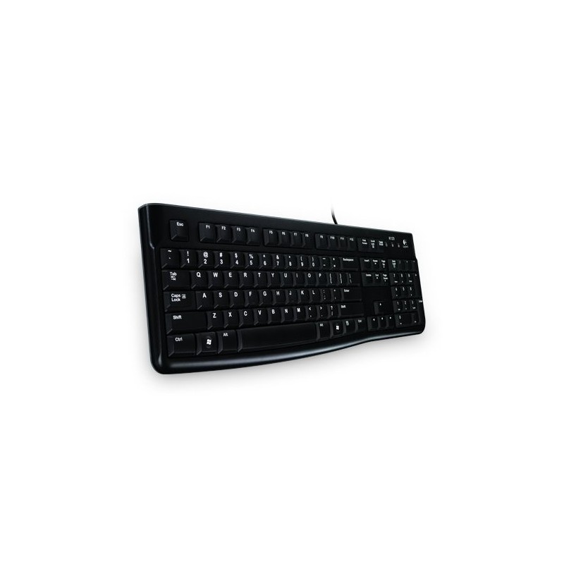 Teclado LOGITECH K120 - USB, PC/server, Negro