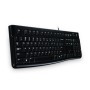 Teclado LOGITECH K120 - USB, PC/server, Negro