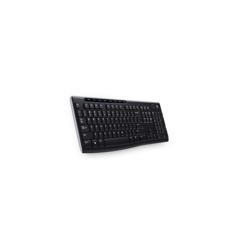 Teclado Inalámbrico LOGITECH K270 - RF inalámbrico, Inalámbrico, PC/server, Negro