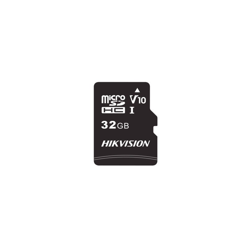 Tarjeta Micro SD  Hikvision Digital Technology HS-TF-C1(STD)/32G/ADAPTER - 32 GB, 92 MB/s, 20 MB/s, Negro, Clase 10