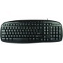 Teclado Multimedia PERFECT CHOICE - USB, Negro, Alámbrico