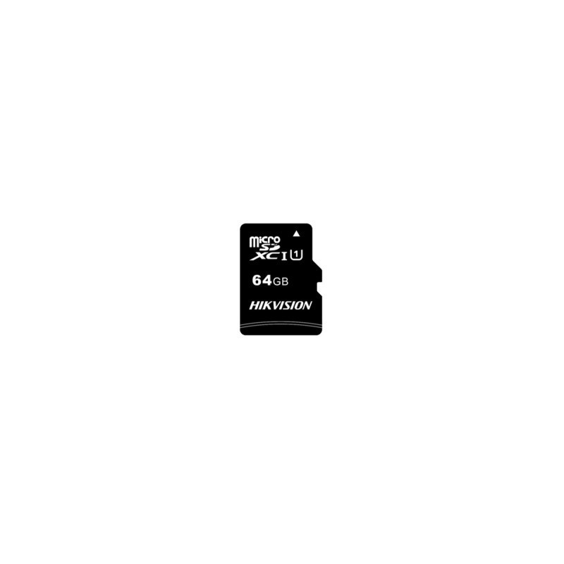 Memoria MicroSDHC HIKVISION Hs-tf-c1 - 64 GB, 92 MB/s, 15 MB/s, Negro, Clase 10