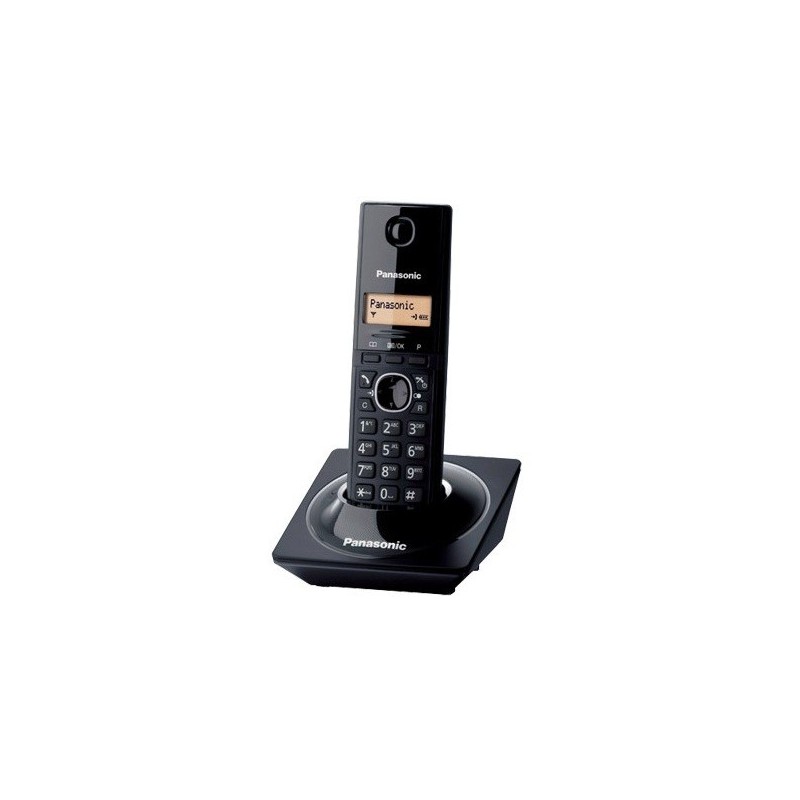 Teléfono Inalámbrico PANASONIC KX-TG1711MEB - Escritorio, Negro, No, Si, LCD