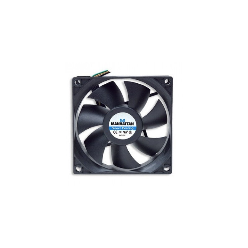 Ventilador MANHATTAN - Ventilador, Negro, De plástico, 53 g, 2500 RPM