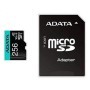 Micro Secure Digital ADATA AUSDX256GUI3V30SA2-RA1 - 256 MB, Negro, Clase 10