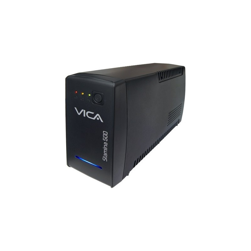 No-Break VICA STAMINA 500 - 500 VA, 300 W, Negro