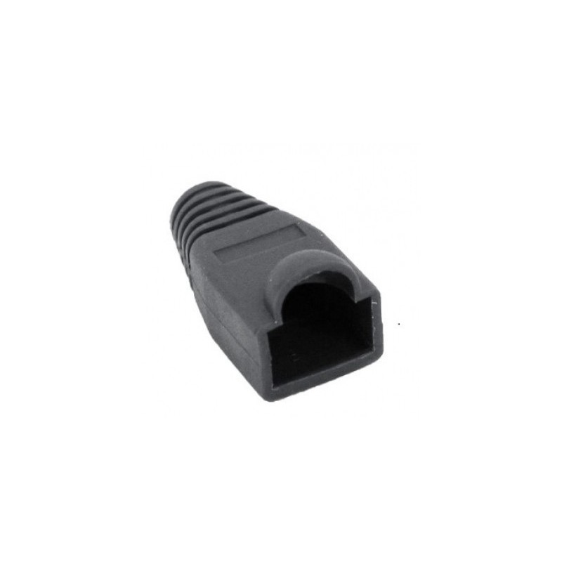 Protector de Plug Bota para RJ45 BROBOTIX 351972 - RJ-45, Gris Caja, 100 piezas