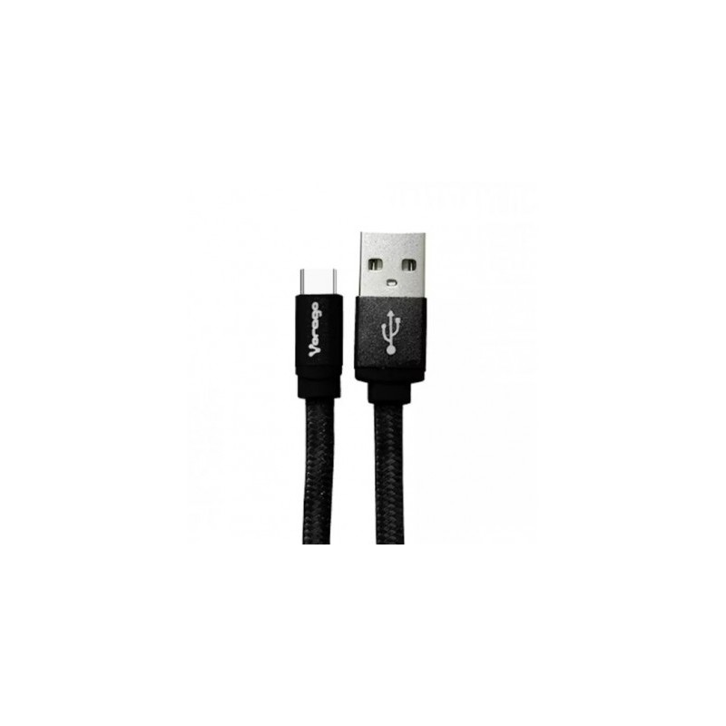 Cable USB a tipo C VORAGO CAB-214 - USB, USB C, 2 m, Negro