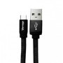 Cable USB a tipo C VORAGO CAB-214 - USB, USB C, 2 m, Negro