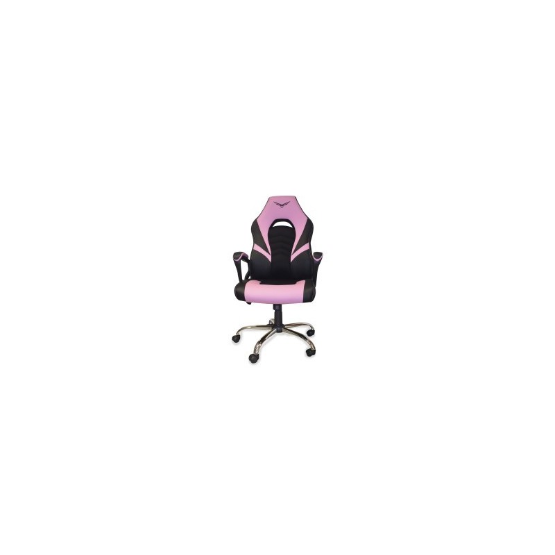 Silla Gamer Naceb Naceb Technology NA-0935RS - Gamer, Rosa, Poliuretano + Nylon