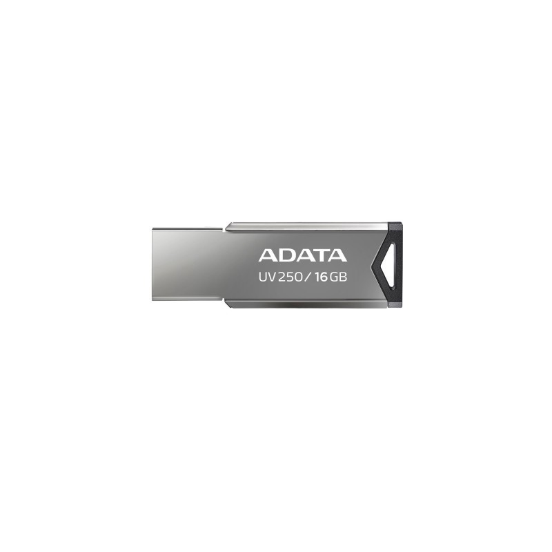 Memoria USB 2.0 ADATA AUV250-16G-RBK - Plata, 16 GB, USB tipo A