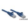 Cable de Red INTELLINET 319874 Cat5e - 7, 5 m, RJ-45, RJ-45, Macho/Macho, Azul