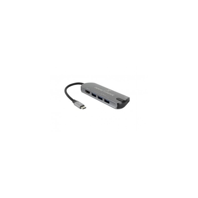 HUB 5 EN 1 USB-C PERFECT CHOICE PC-101246 - USB, 5 puertos