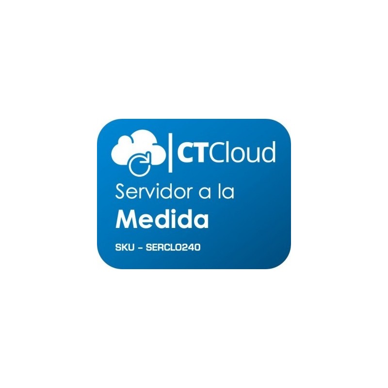 Servidor Virtual a la MEDIDA en nube -  S.O. Específico,  recursos específicos del servidor en VCPU, RAM, DD SSD. 